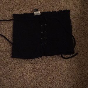 black tube top